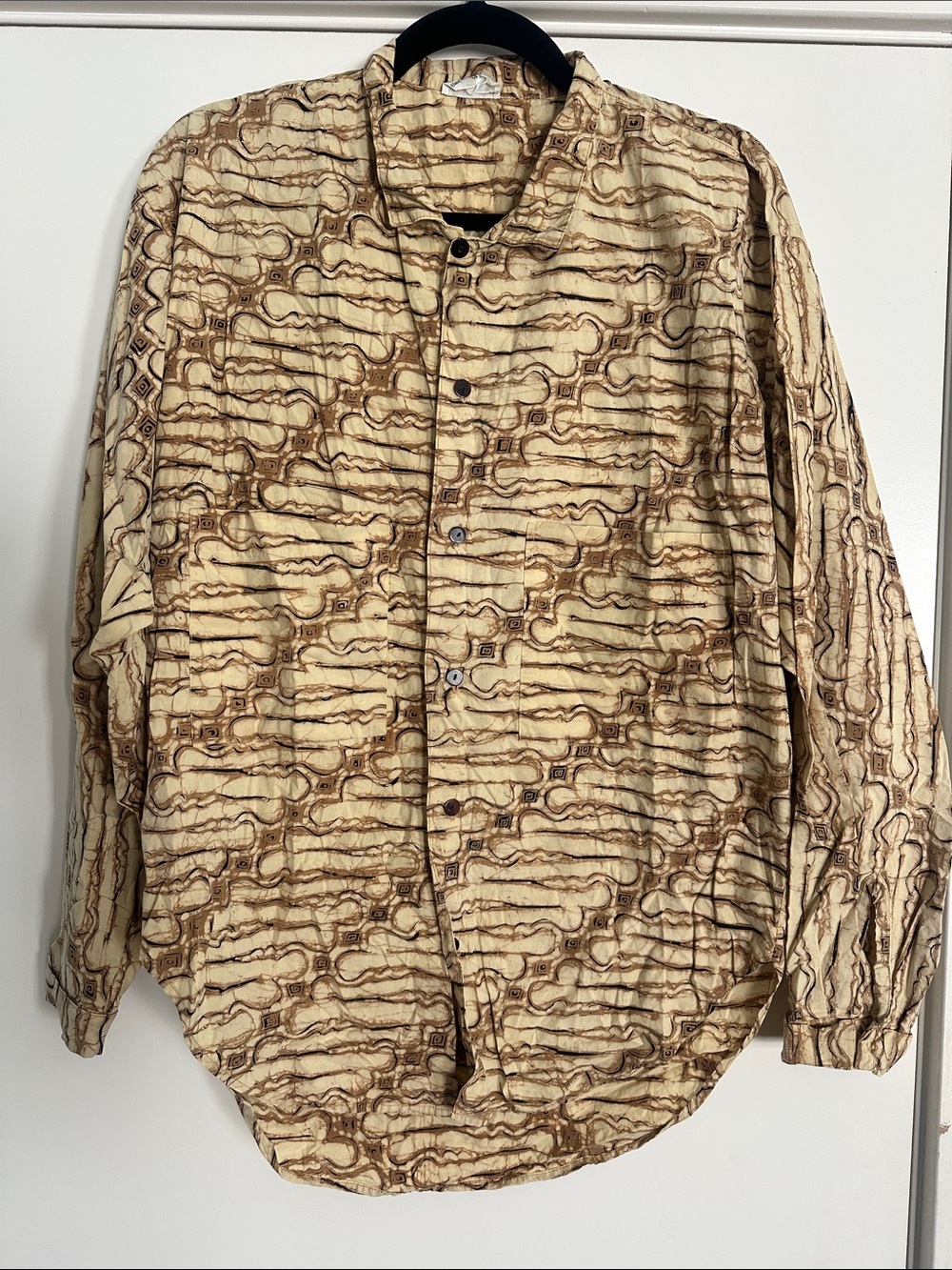 Batik Sunyatta Bali Indonesia Cotton Size Medium